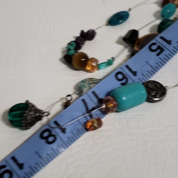 Chico multicolored glass beads necklace 36 inches - Picture 6 of 6